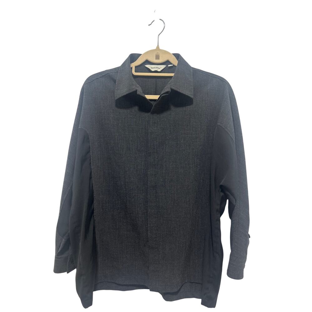 Opicloth Designer Unisex Casual Cotton Tencel Blend Minimalist Button-up Shirt